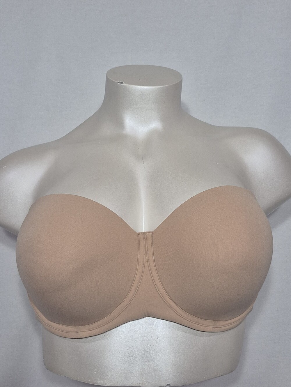 44DD Skims Fits Everybody Strapless Underwire Bra Beige